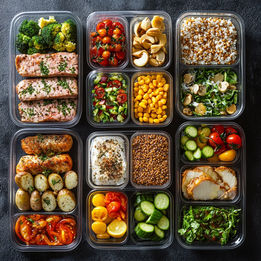 Здоровий обід в контейнері